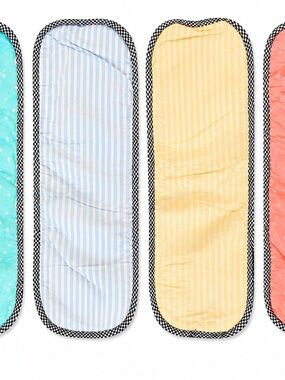 MacKenzie-Childs set of 4 - birp cloths for baby